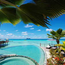 Main pool at Kia Ora Resort & Spa Rangiroa 