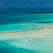 Air Tahiti Nui Tikehau vue aérienne BThouard