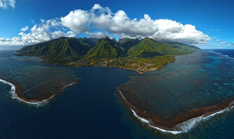 Image panoramique de Tahiti