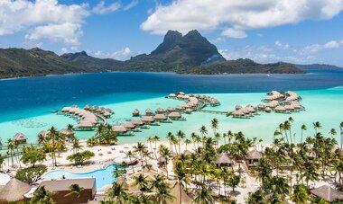 Spacifica Travel Le Bora Bora By Pearl Resorts Resort view aerial