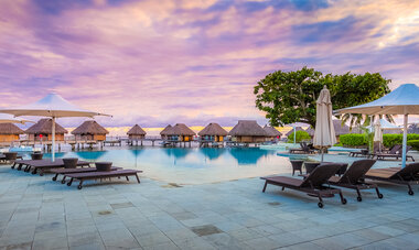 Manava Moorea Manava Moorea View from the pool
