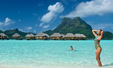 Le Bora Bora By Pearl Resorts Aerial view Le Bora Bora By Pearl Resorts