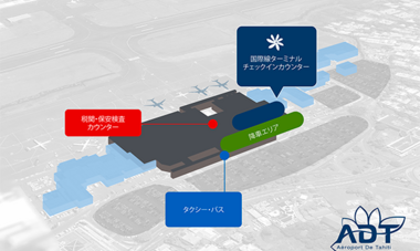 Airport 3D Map - PPT Tahiti