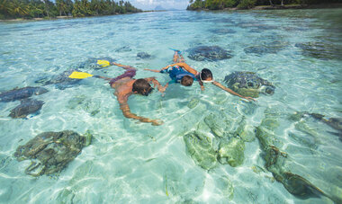 snorkeling Tahaa